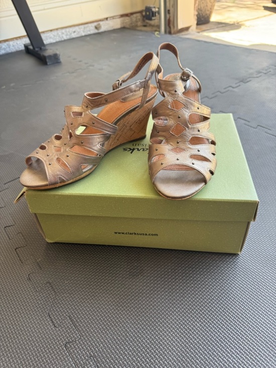Clarks Shoes - Clarks Wedge Heels 9.5